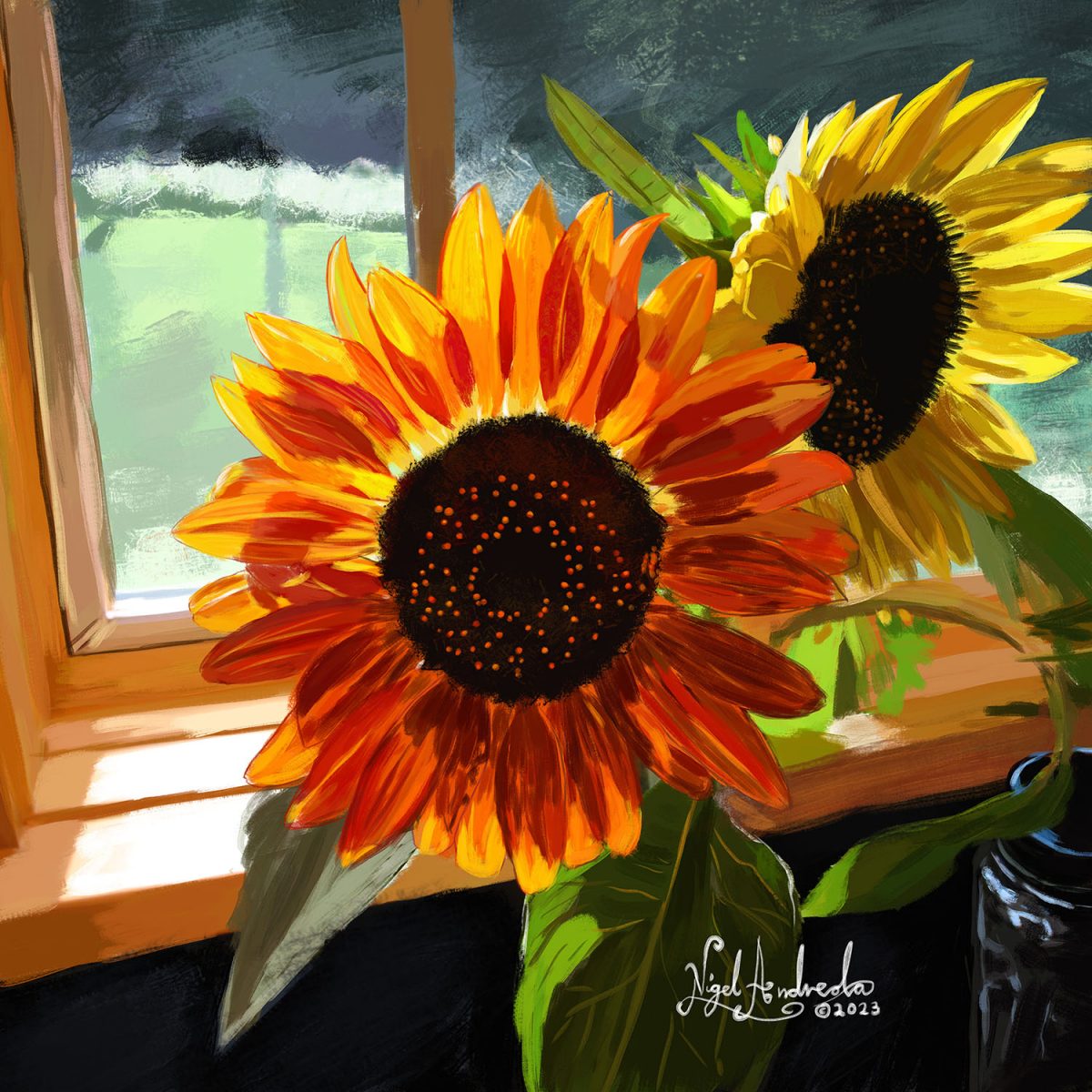 Sunflowers by Nigel Andreola