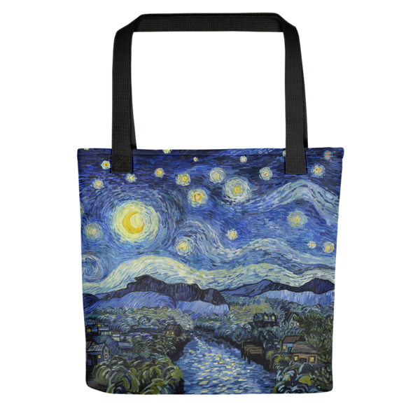 starry night tote bag